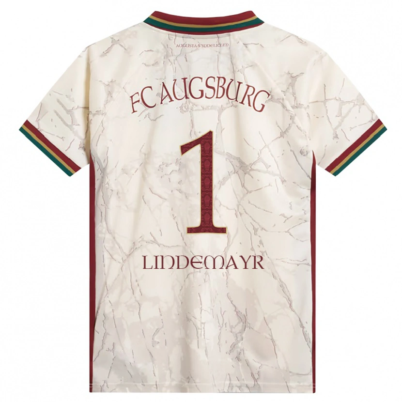 Danxen Dames Lisa Lindemayr #1 Groen Rijst Wit Bordeauxrood Thuisshirt Thuistenue 2026/27 T-Shirt
