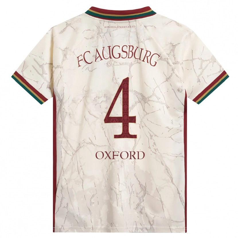 Danxen Dames Reece Oxford #4 Groen Rijst Wit Bordeauxrood Thuisshirt Thuistenue 2026/27 T-Shirt