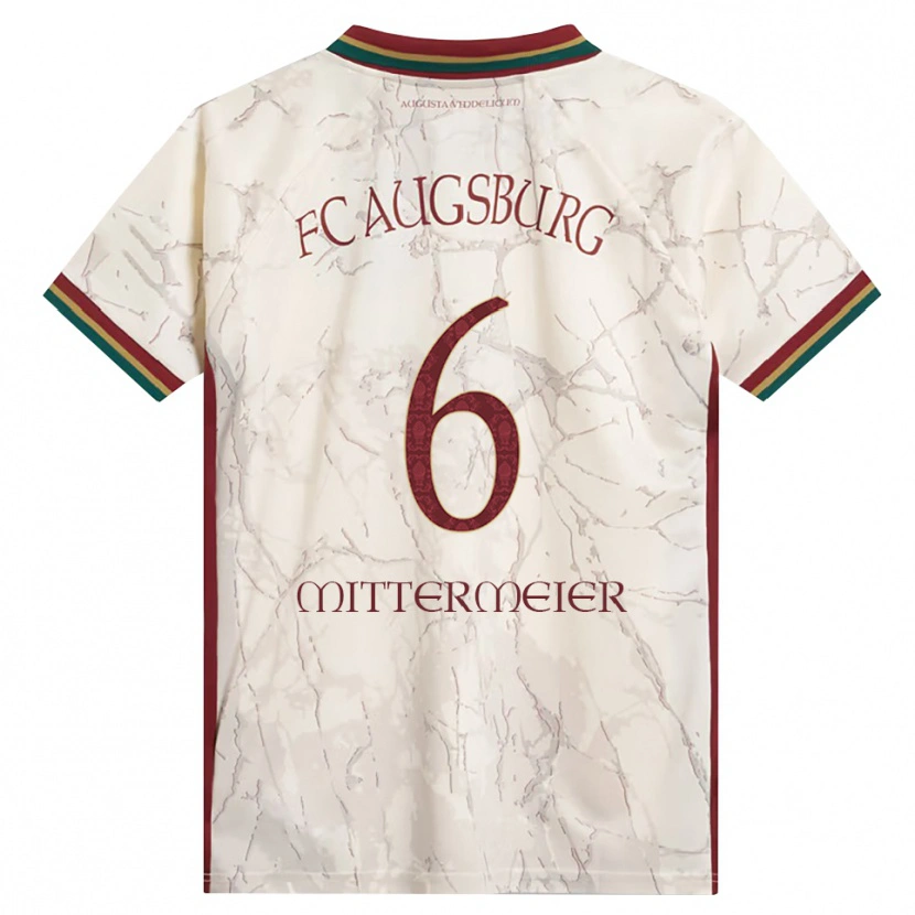 Danxen Dames Stefanie Mittermeier #6 Groen Rijst Wit Bordeauxrood Thuisshirt Thuistenue 2026/27 T-Shirt