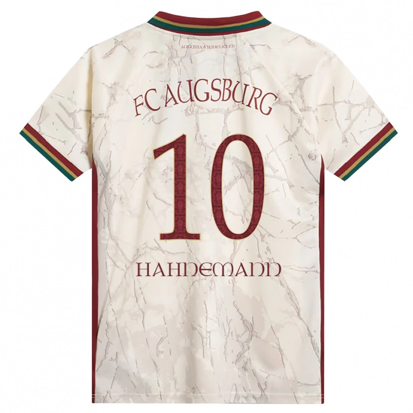 Danxen Dames Jamy Hahnemann #10 Groen Rijst Wit Bordeauxrood Thuisshirt Thuistenue 2026/27 T-Shirt