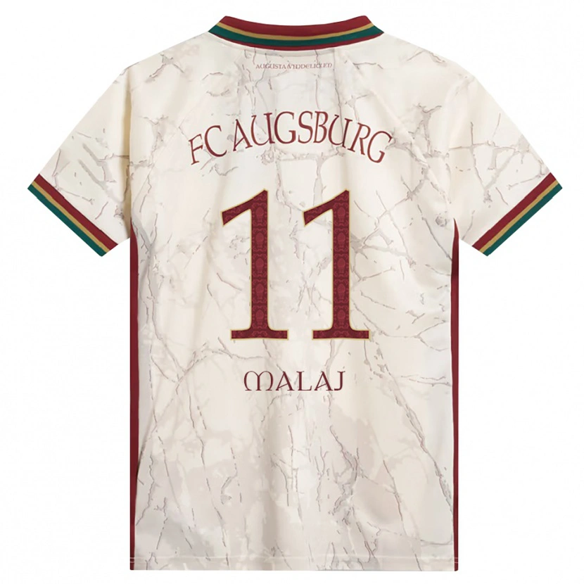 Danxen Dames Aris Malaj #11 Groen Rijst Wit Bordeauxrood Thuisshirt Thuistenue 2026/27 T-Shirt