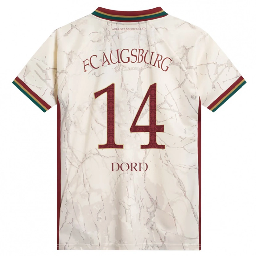 Danxen Dames Emily Dorn #14 Groen Rijst Wit Bordeauxrood Thuisshirt Thuistenue 2026/27 T-Shirt