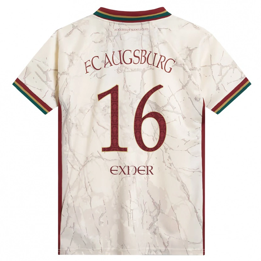 Danxen Dames Ben Exner #16 Groen Rijst Wit Bordeauxrood Thuisshirt Thuistenue 2026/27 T-Shirt