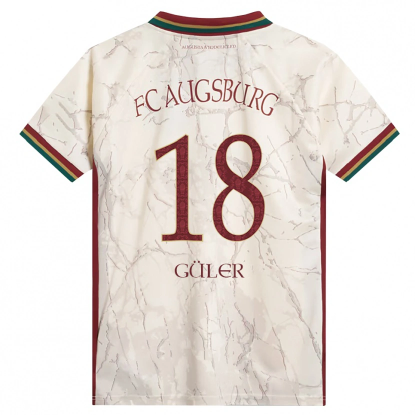 Danxen Dames Mete Güler #18 Groen Rijst Wit Bordeauxrood Thuisshirt Thuistenue 2026/27 T-Shirt