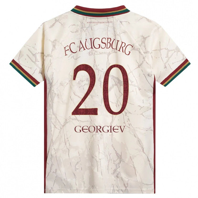 Danxen Dames Bojan Georgiev #20 Groen Rijst Wit Bordeauxrood Thuisshirt Thuistenue 2026/27 T-Shirt