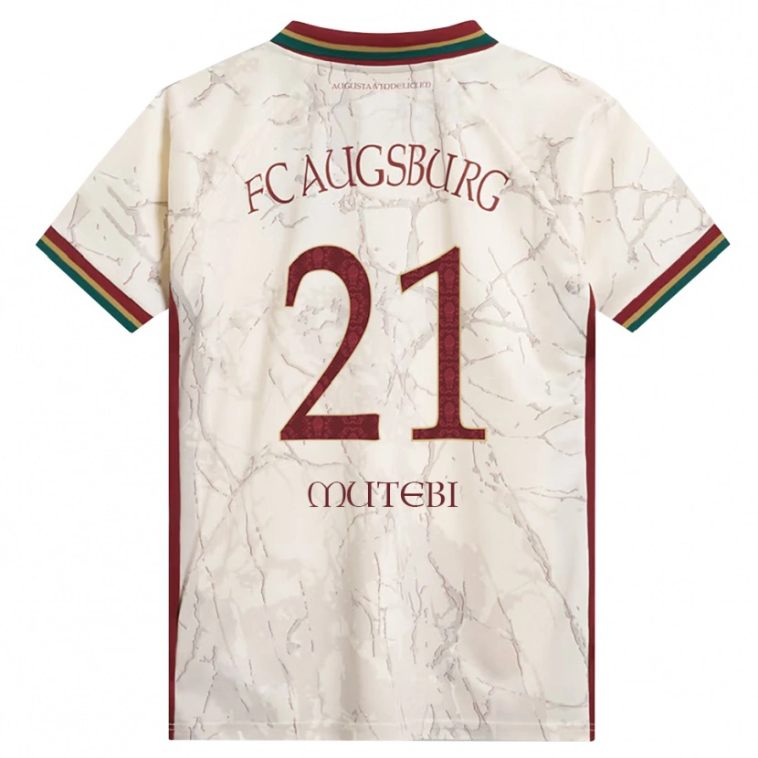 Danxen Dames Ikhlas Mutebi #21 Groen Rijst Wit Bordeauxrood Thuisshirt Thuistenue 2026/27 T-Shirt