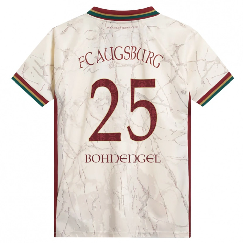 Danxen Dames Noah Bohnengel #25 Groen Rijst Wit Bordeauxrood Thuisshirt Thuistenue 2026/27 T-Shirt