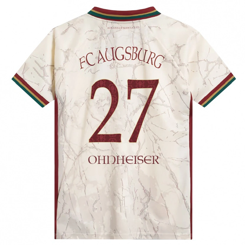 Danxen Dames Nico Ohnheiser #27 Groen Rijst Wit Bordeauxrood Thuisshirt Thuistenue 2026/27 T-Shirt