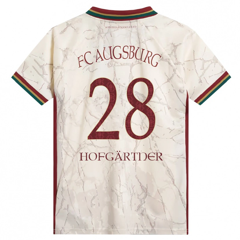 Danxen Dames Hendrik Hofgärtner #28 Groen Rijst Wit Bordeauxrood Thuisshirt Thuistenue 2026/27 T-Shirt