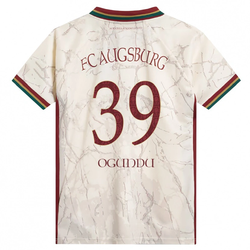 Danxen Dames Uchenna Ogundu #39 Groen Rijst Wit Bordeauxrood Thuisshirt Thuistenue 2026/27 T-Shirt