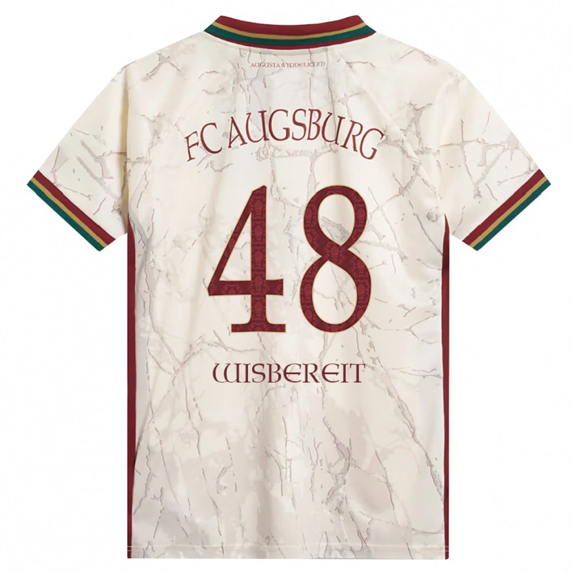 Danxen Dames Tom Wisbereit #48 Groen Rijst Wit Bordeauxrood Thuisshirt Thuistenue 2026/27 T-Shirt