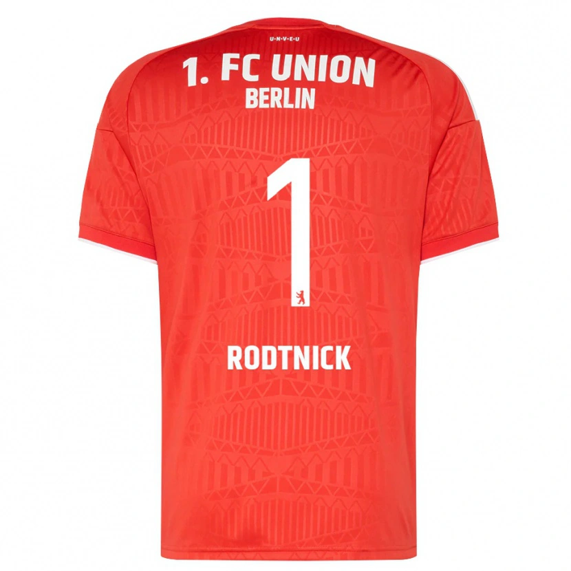 Danxen Dames Jaden Rodtnick #1 Rood Wit Thuisshirt Thuistenue 2026/27 T-Shirt