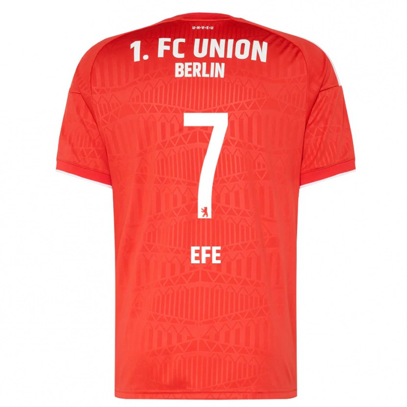 Danxen Dames Baran Efe #7 Rood Wit Thuisshirt Thuistenue 2026/27 T-Shirt