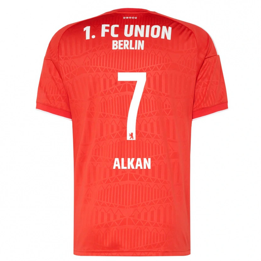 Danxen Dames Musa Alkan #7 Rood Wit Thuisshirt Thuistenue 2026/27 T-Shirt