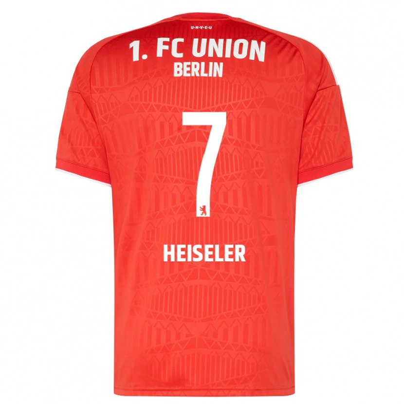 Danxen Dames Lisa Heiseler #7 Rood Wit Thuisshirt Thuistenue 2026/27 T-Shirt
