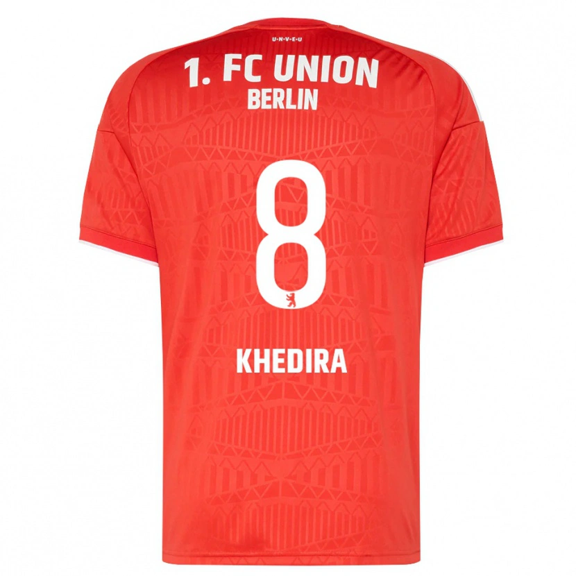 Danxen Dames Rani Khedira #8 Rood Wit Thuisshirt Thuistenue 2026/27 T-Shirt