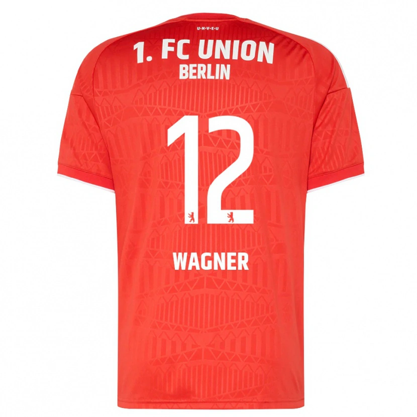 Danxen Dames Melanie Wagner #12 Rood Wit Thuisshirt Thuistenue 2026/27 T-Shirt