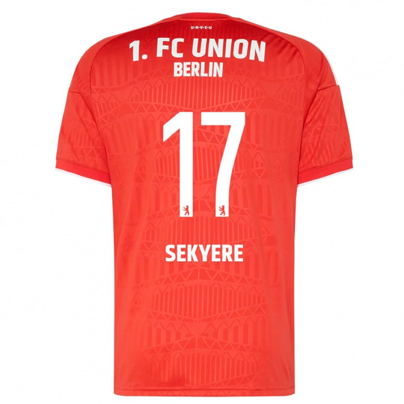 Danxen Dames Anderson Sekyere #17 Rood Wit Thuisshirt Thuistenue 2026/27 T-Shirt