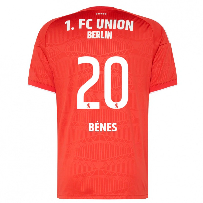 Danxen Dames Laszlo Benes #20 Rood Wit Thuisshirt Thuistenue 2026/27 T-Shirt