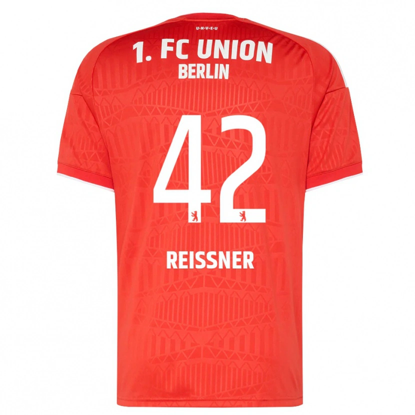Danxen Dames Naika Reissner #42 Rood Wit Thuisshirt Thuistenue 2026/27 T-Shirt