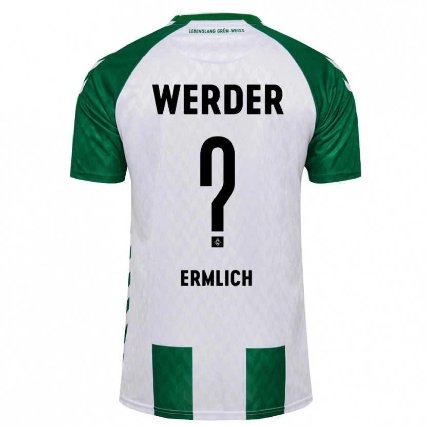 Danxen Dames Kjell Ermlich #0 Groen Wit Thuisshirt Thuistenue 2026/27 T-Shirt