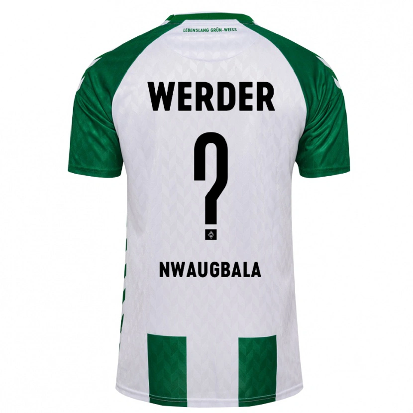 Danxen Dames Kevin Nwaugbala #0 Groen Wit Thuisshirt Thuistenue 2026/27 T-Shirt