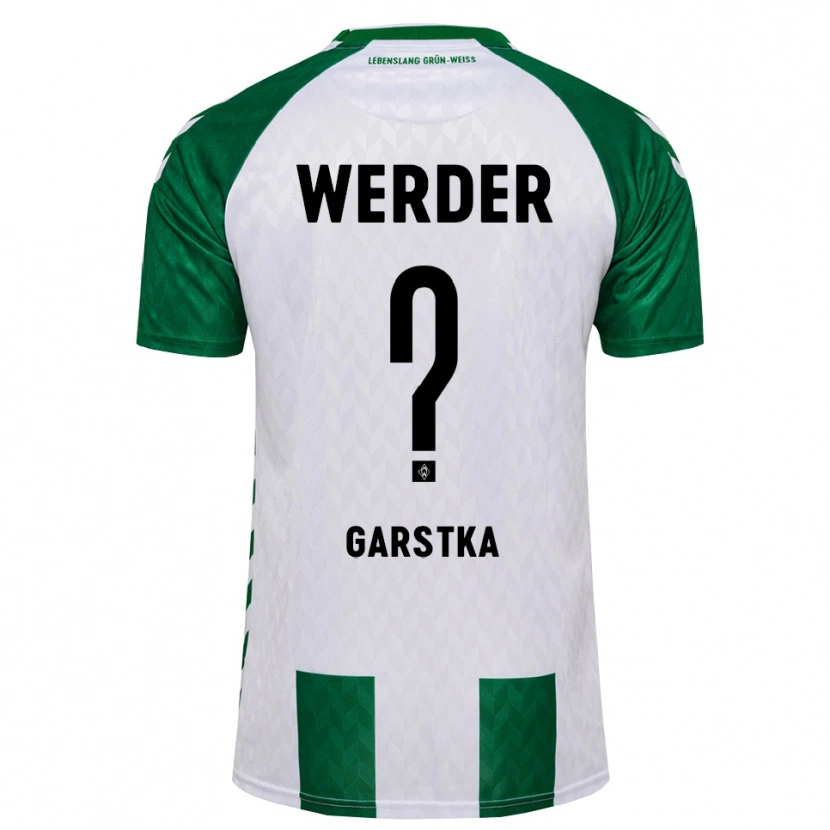Danxen Dames Maximilian Garstka #0 Groen Wit Thuisshirt Thuistenue 2026/27 T-Shirt