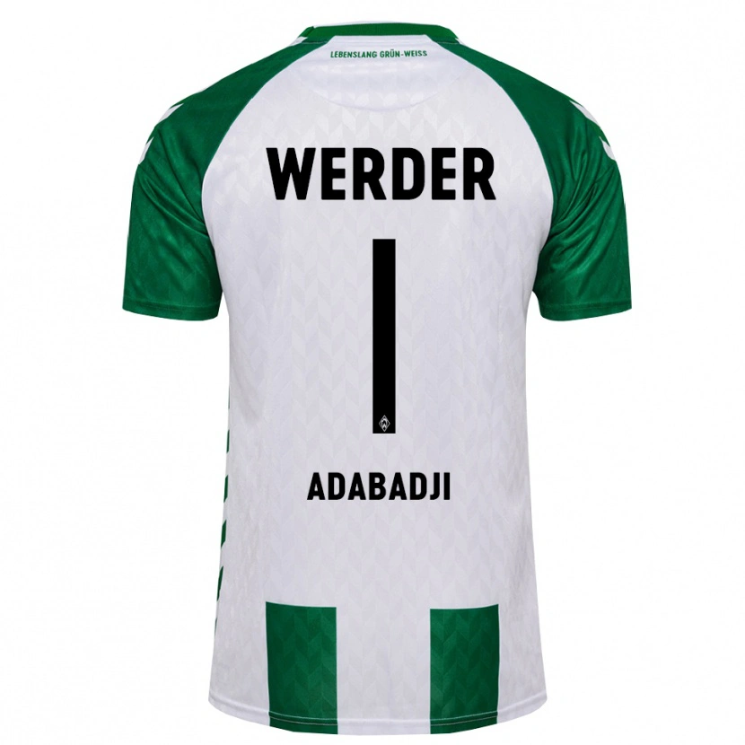 Danxen Dames Kwassi-Vivien Felix Adabadji #1 Groen Wit Thuisshirt Thuistenue 2026/27 T-Shirt