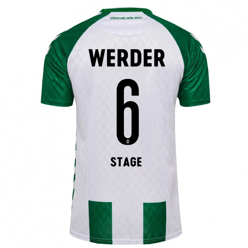 Danxen Dames Jens Stage #6 Groen Wit Thuisshirt Thuistenue 2026/27 T-Shirt