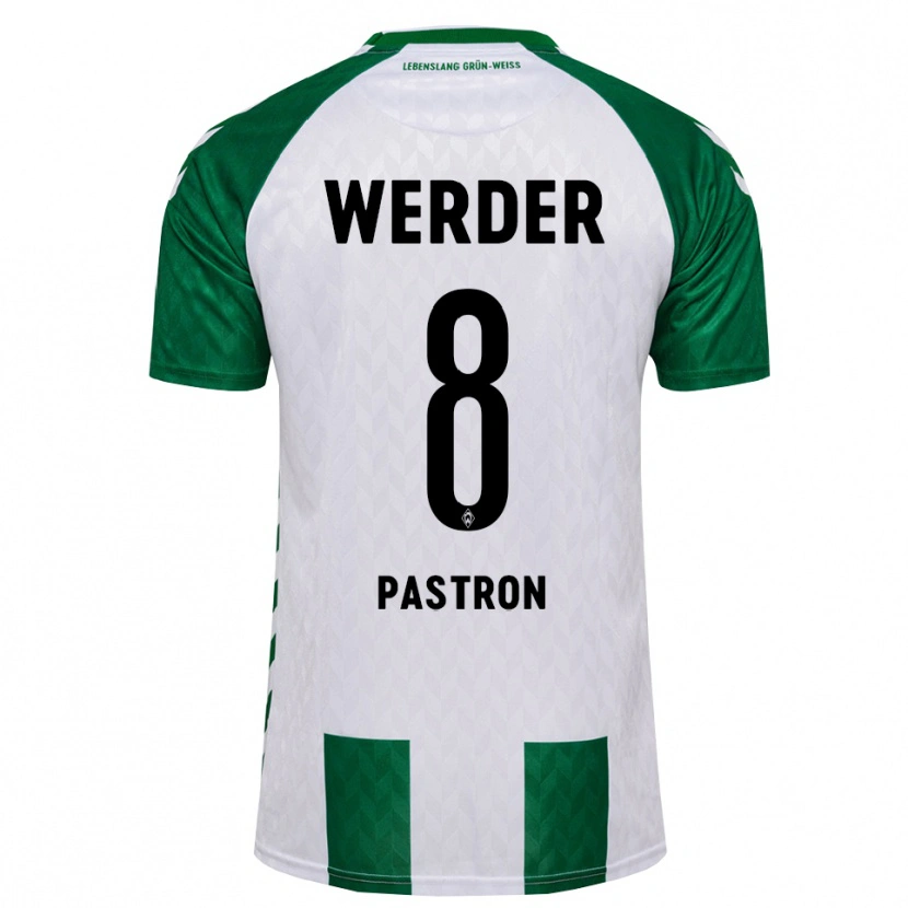 Danxen Dames Tommy Pastron #8 Groen Wit Thuisshirt Thuistenue 2026/27 T-Shirt