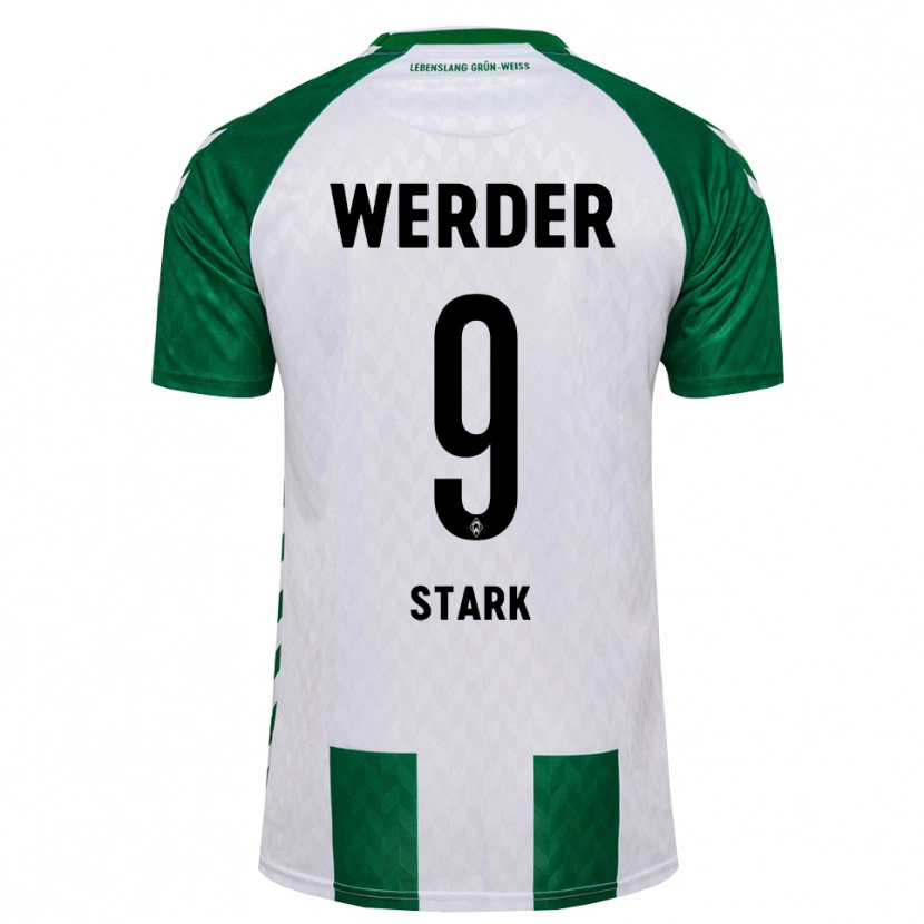Danxen Dames Christian Stark #9 Groen Wit Thuisshirt Thuistenue 2026/27 T-Shirt