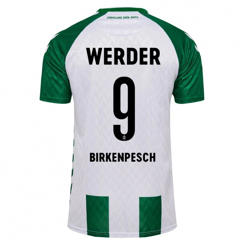 Danxen Dames Noah Birkenpesch #9 Groen Wit Thuisshirt Thuistenue 2026/27 T-Shirt