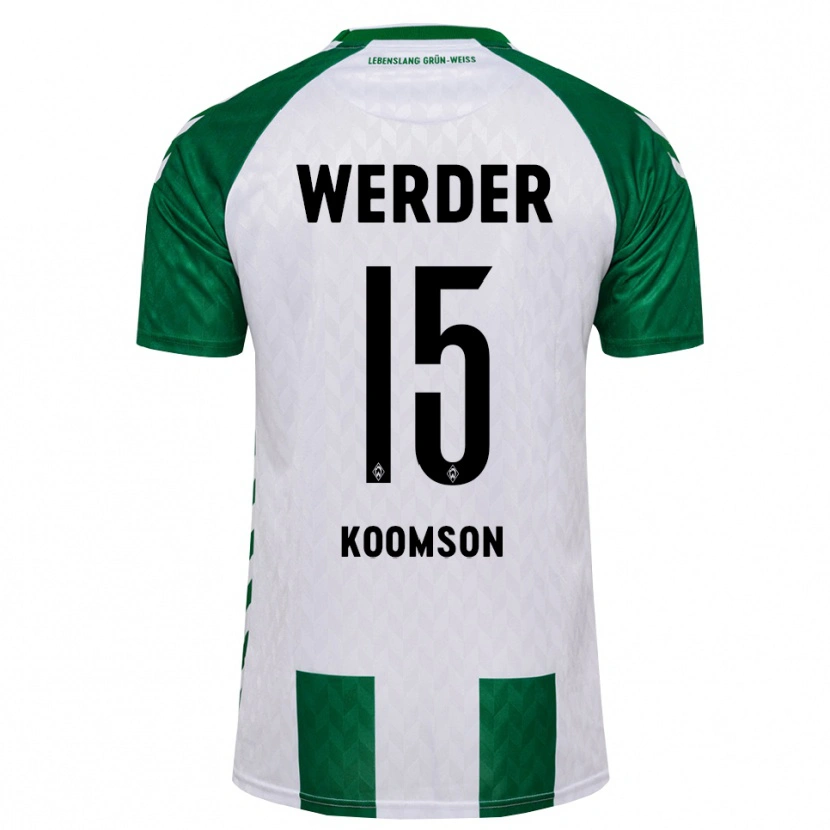 Danxen Dames Gabriel Koomson #15 Groen Wit Thuisshirt Thuistenue 2026/27 T-Shirt