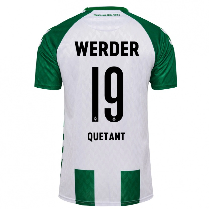 Danxen Dames Kenny Quetant #19 Groen Wit Thuisshirt Thuistenue 2026/27 T-Shirt