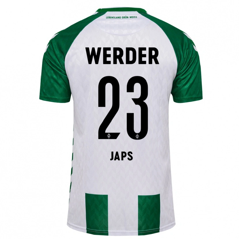 Danxen Dames Adrian Japs #23 Groen Wit Thuisshirt Thuistenue 2026/27 T-Shirt