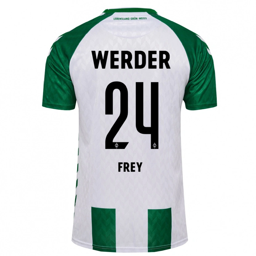 Danxen Dames Elias Frey #24 Groen Wit Thuisshirt Thuistenue 2026/27 T-Shirt