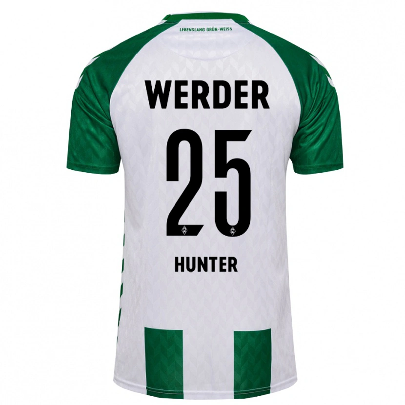 Danxen Dames Leif Hunter #25 Groen Wit Thuisshirt Thuistenue 2026/27 T-Shirt
