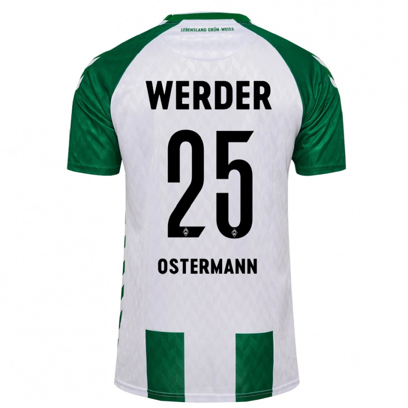 Danxen Dames Ben Ostermann #25 Groen Wit Thuisshirt Thuistenue 2026/27 T-Shirt