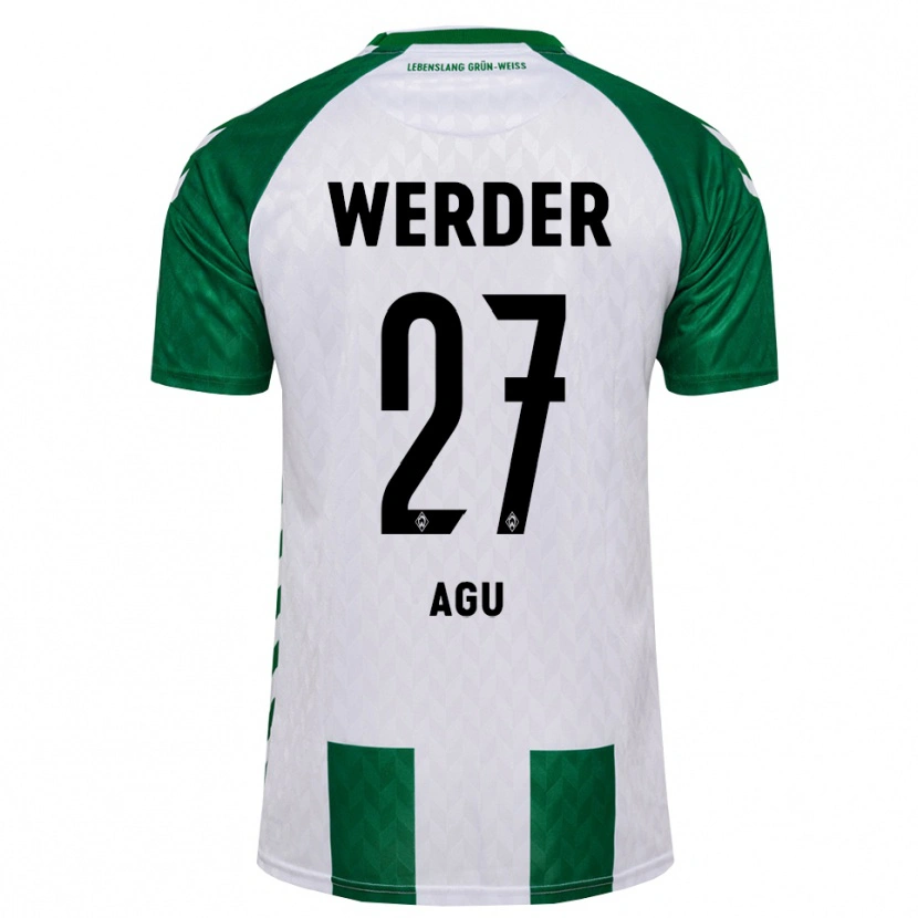 Danxen Dames Felix Agu #27 Groen Wit Thuisshirt Thuistenue 2026/27 T-Shirt