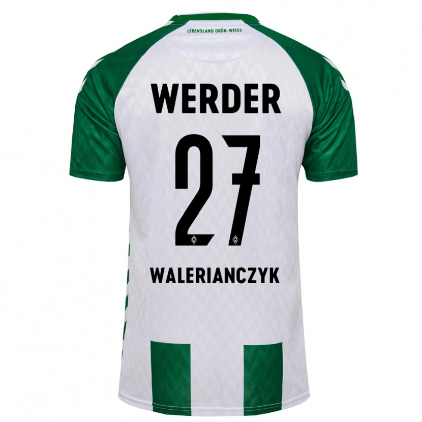 Danxen Dames Dennis Walerianczyk #27 Groen Wit Thuisshirt Thuistenue 2026/27 T-Shirt
