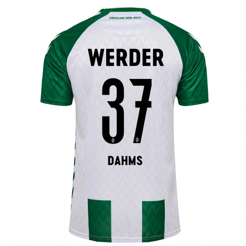 Danxen Dames Lena Dahms #37 Groen Wit Thuisshirt Thuistenue 2026/27 T-Shirt
