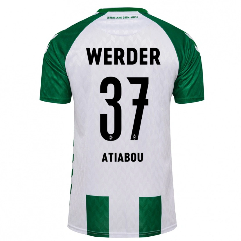 Danxen Dames Benjamin Atiabou #37 Groen Wit Thuisshirt Thuistenue 2026/27 T-Shirt