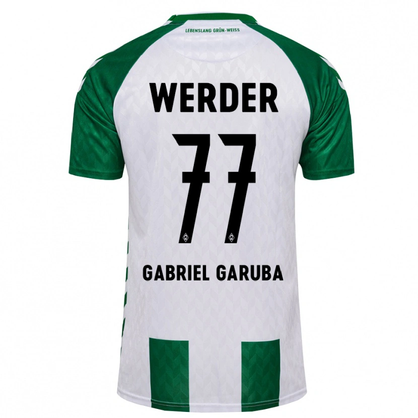 Danxen Dames Najib Gabriel Garuba #77 Groen Wit Thuisshirt Thuistenue 2026/27 T-Shirt
