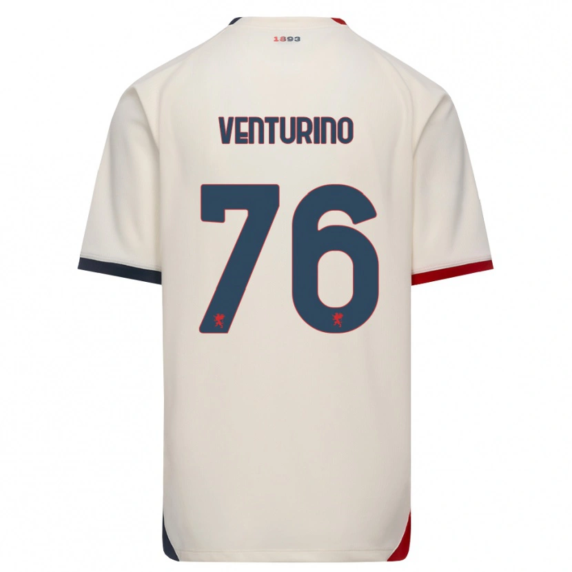 Danxen Dames Lorenzo Venturino #76 Off-White Rood Uitshirt Uittenue 2026/27 T-Shirt