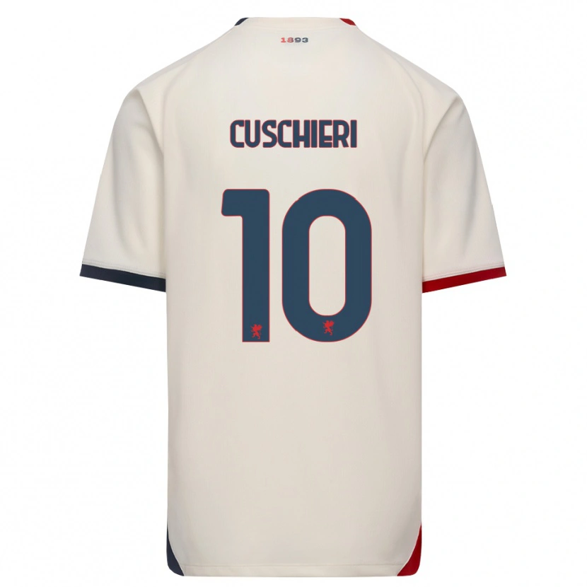 Danxen Dames Rachel Cuschieri #10 Off-White Rood Uitshirt Uittenue 2026/27 T-Shirt