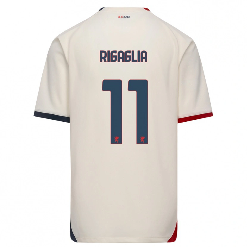 Danxen Dames Alison Rigaglia #11 Off-White Rood Uitshirt Uittenue 2026/27 T-Shirt