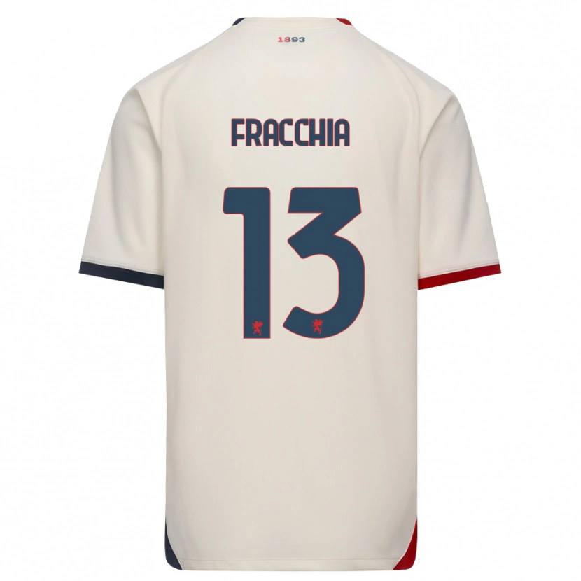 Danxen Dames Jacopo Fracchia #13 Off-White Rood Uitshirt Uittenue 2026/27 T-Shirt
