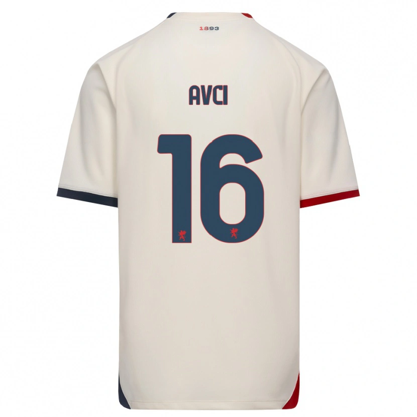 Danxen Dames Bora Avci #16 Off-White Rood Uitshirt Uittenue 2026/27 T-Shirt