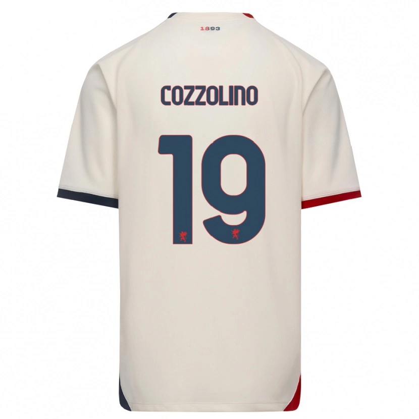 Danxen Dames Carmine Cozzolino #19 Off-White Rood Uitshirt Uittenue 2026/27 T-Shirt