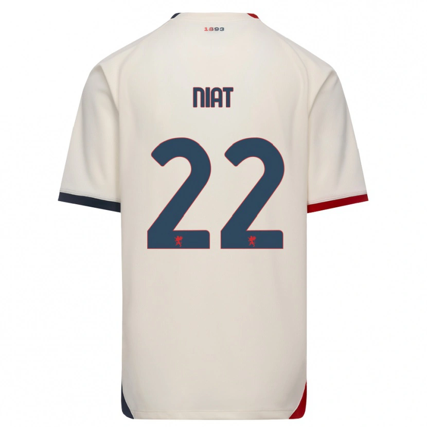 Danxen Dames Yahvan Niat #22 Off-White Rood Uitshirt Uittenue 2026/27 T-Shirt